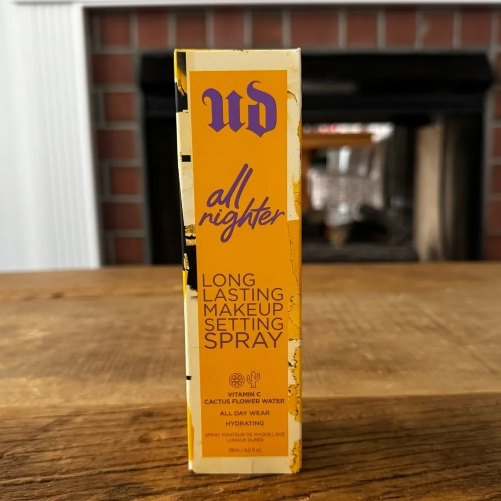 NEW IN BOX Urban Decay All Nighter Long Lasting Makeup Setting Spray~full size